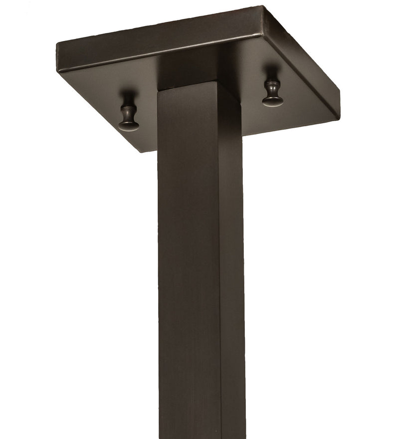 Meyda Tiffany 247615 Three Light Island Pendant Hardware, Craftsman Brown
