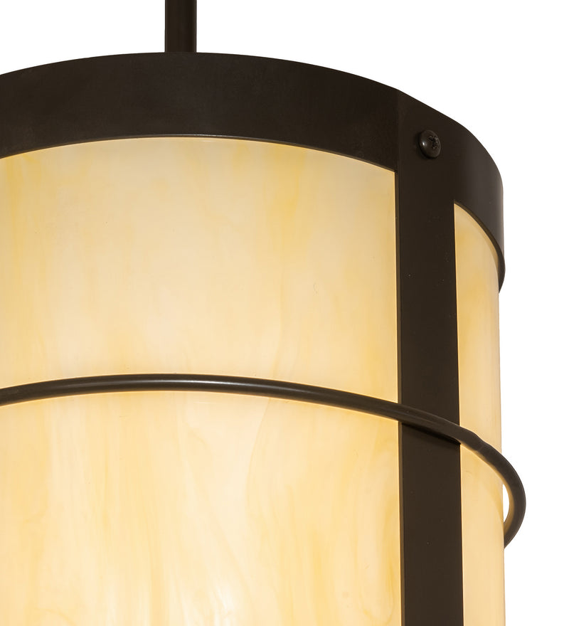 Meyda Tiffany 247656 One Light Mini Pendant, Timeless Bronze