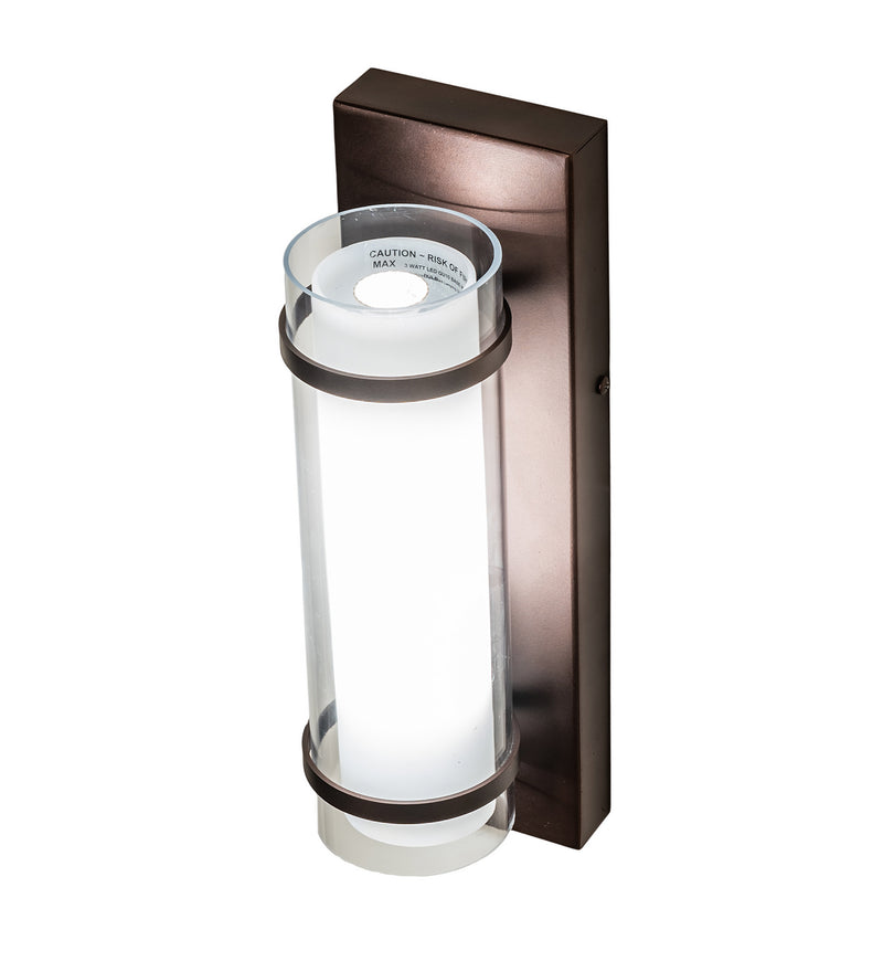 Meyda Tiffany 247716 LED Wall Sconce, Mahogany Bronze