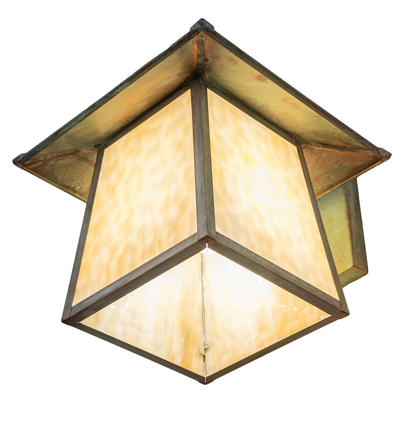 Meyda Tiffany 247818 One Light Wall Sconce, Verdigris