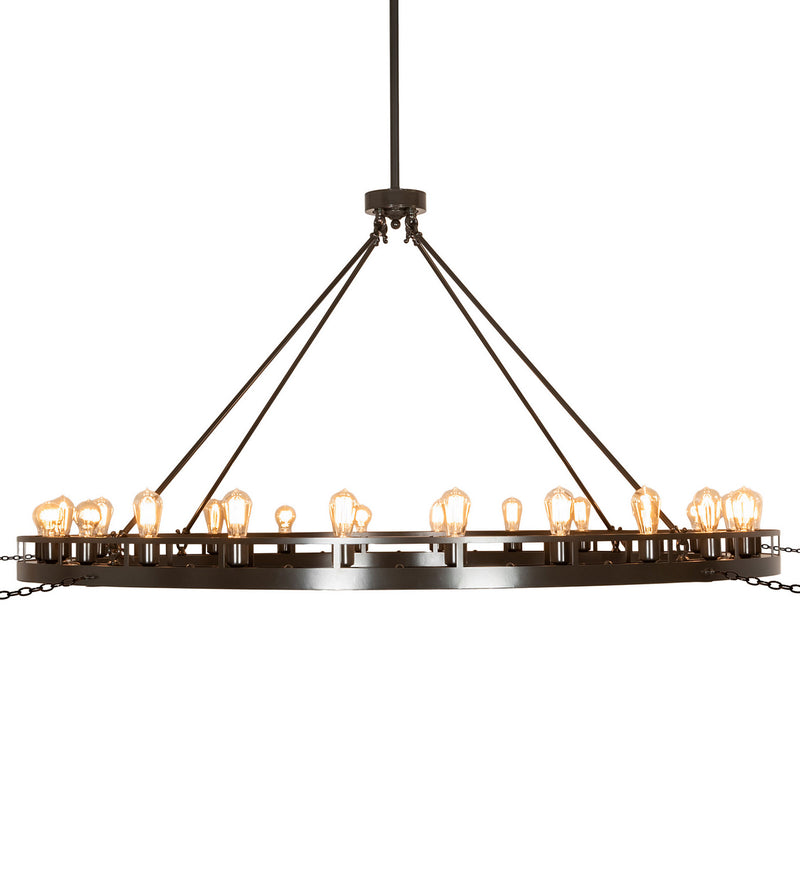 Meyda Tiffany 249013 24 Light Chandelier, Phosphate Prime/Timeless Bronze