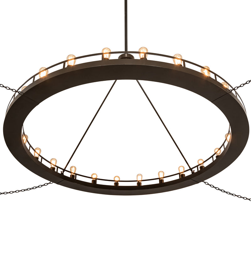 Meyda Tiffany 249013 24 Light Chandelier, Phosphate Prime/Timeless Bronze