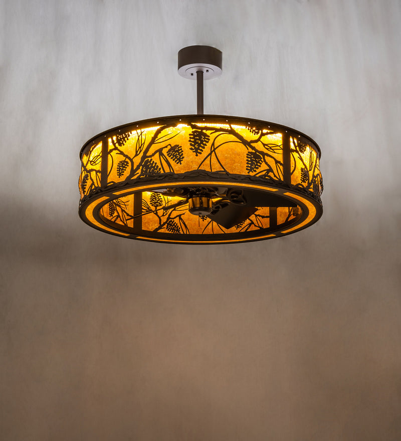 Meyda Tiffany 249101 LED Chandel-Air, Oil Rubbed Bronze