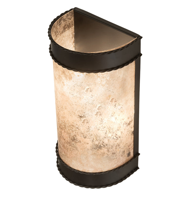 Meyda Tiffany 249768 Two Light Wall Sconce, Old Wrought Iron