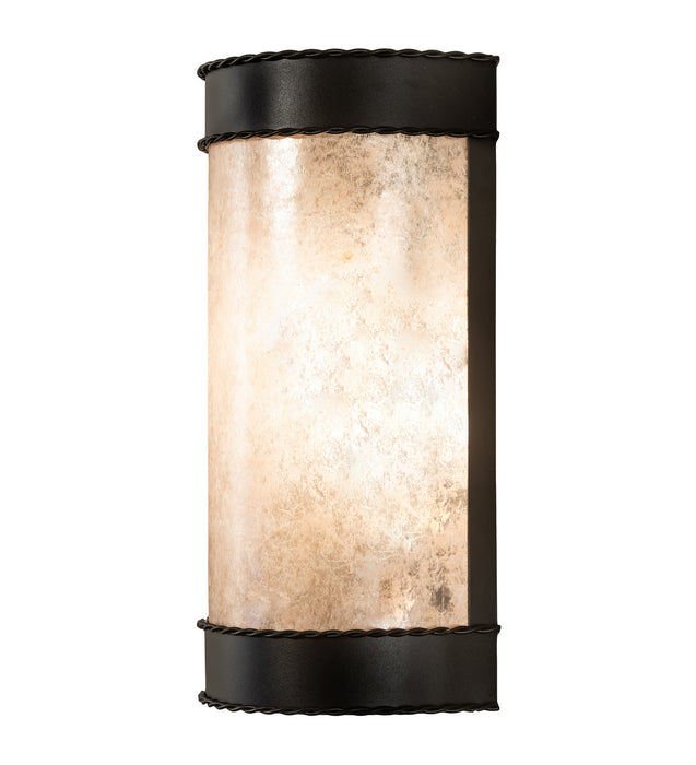 Meyda Tiffany 249768 Two Light Wall Sconce, Old Wrought Iron