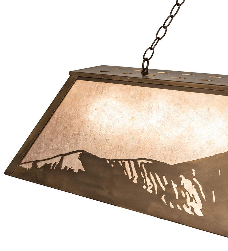Meyda Tiffany 249972 Nine Light Pendant, Antique Copper