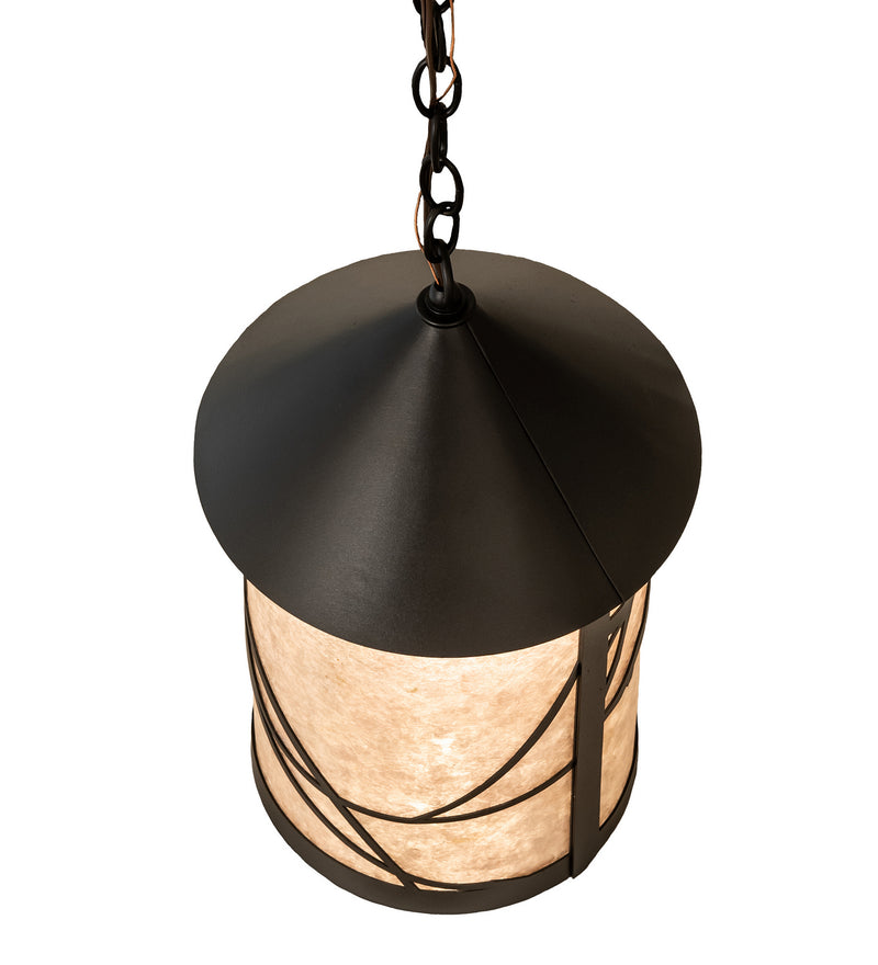 Meyda Tiffany 249973 One Light Pendant, Textured Black