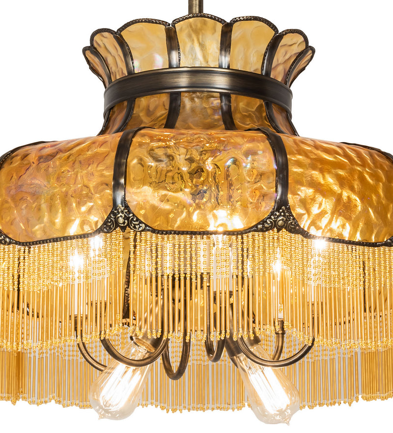 Meyda Tiffany 250348 11 Light Pendant, Antique,Mahogany Bronze