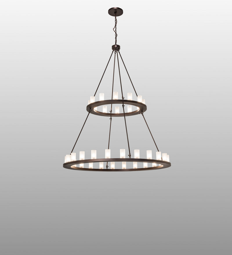Meyda Tiffany 250828 36 Light Chandelier, Mahogany Bronze