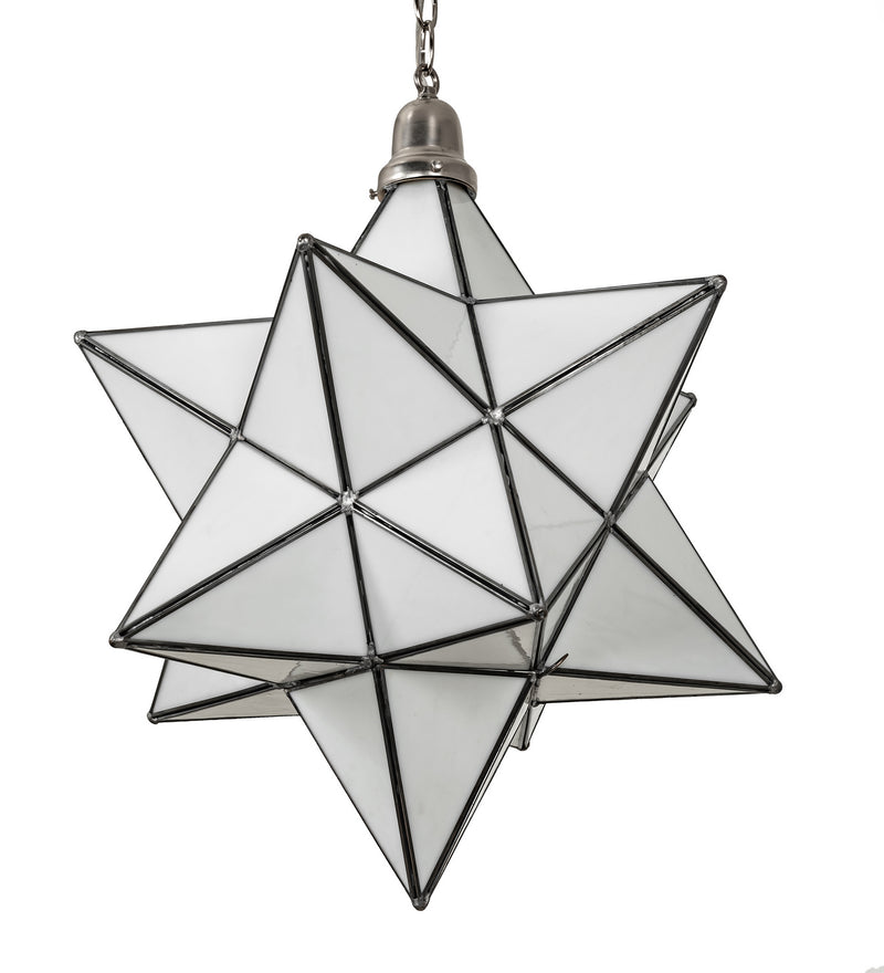 Meyda Tiffany 250854 One Light Pendant, Brushed Nickel