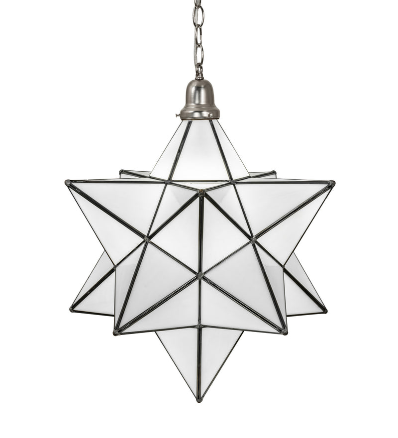 Meyda Tiffany 250854 One Light Pendant, Brushed Nickel
