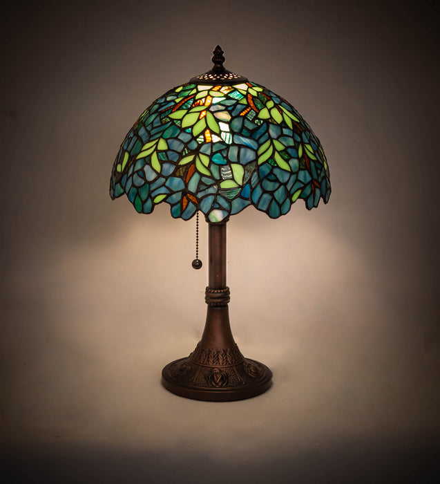 Meyda Tiffany 251088 17"Table Lamp, Mahogany Bronze