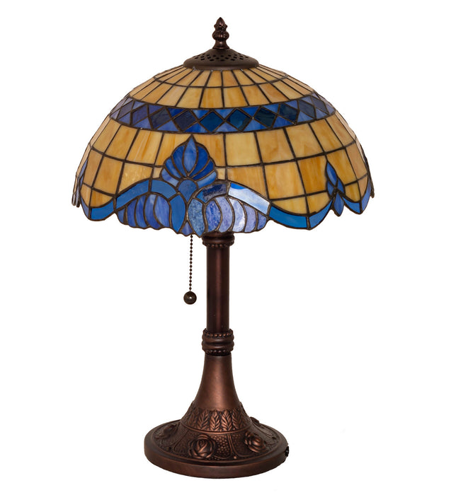 Meyda Tiffany 251094 One Light Accent Lamp, Mahogany Bronze