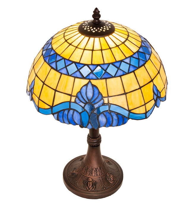 Meyda Tiffany 251094 One Light Accent Lamp, Mahogany Bronze