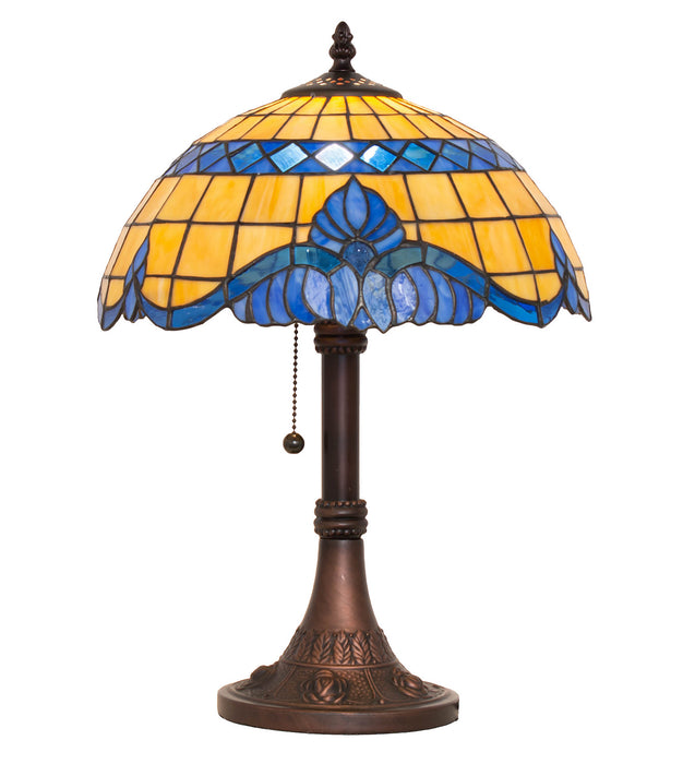Meyda Tiffany 251094 One Light Accent Lamp, Mahogany Bronze