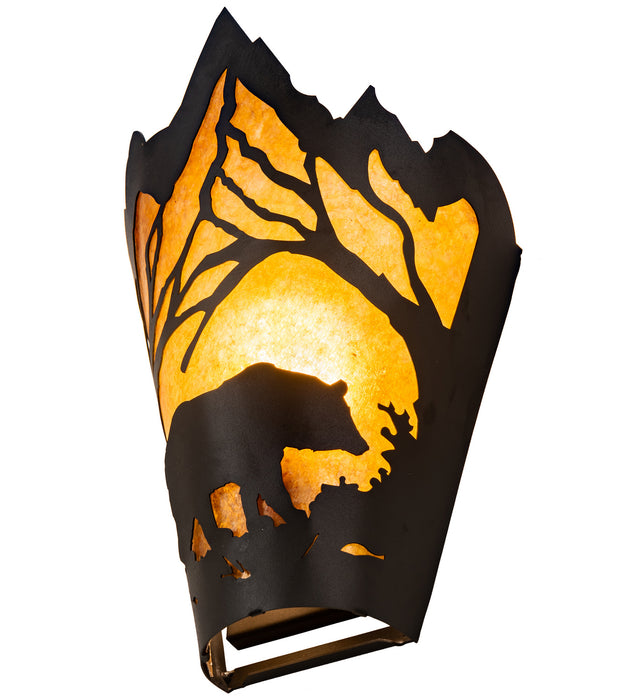 Meyda Tiffany 251248 One Light Wall Sconce, Textured Black