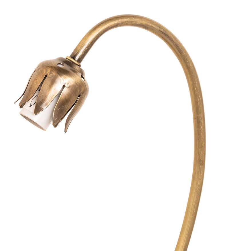 Meyda Tiffany 37832 One Light Table Base, Mahogany Bronze