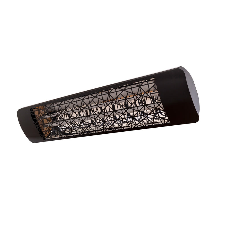 Eurofase EF40208B4 Dual Element Heater, Black