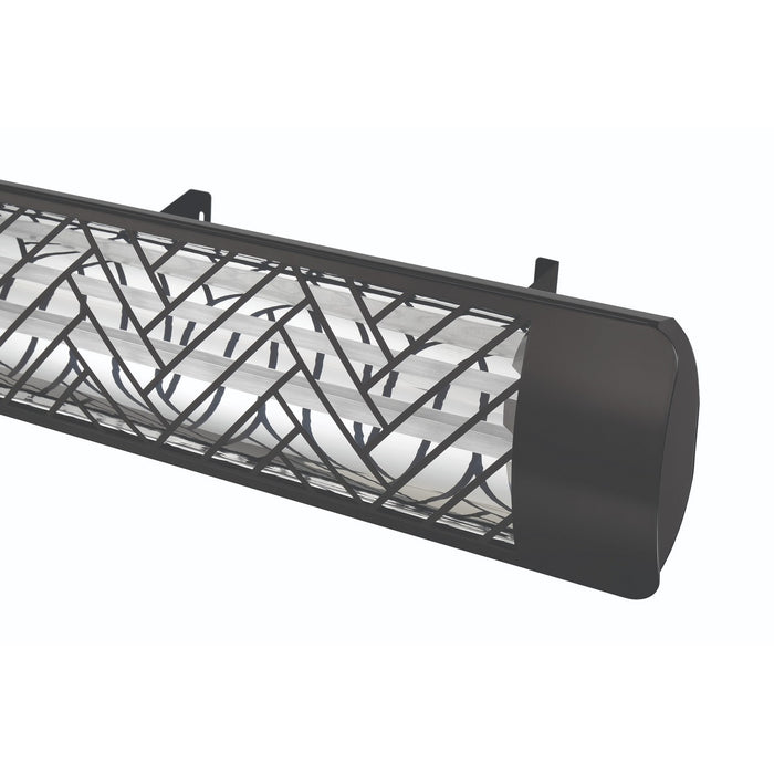 Eurofase EF40240B1 Dual Element Heater, Black