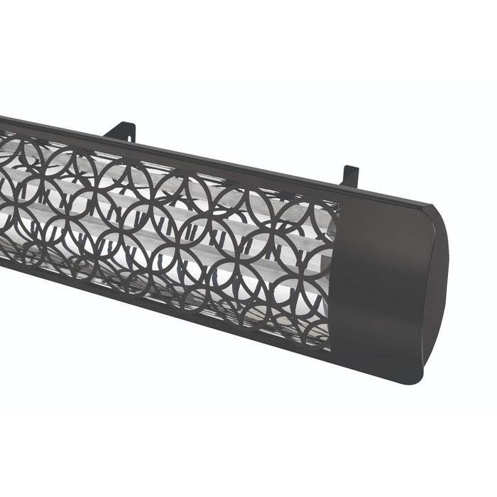 Eurofase EF40240B2 Dual Element Heater, Black