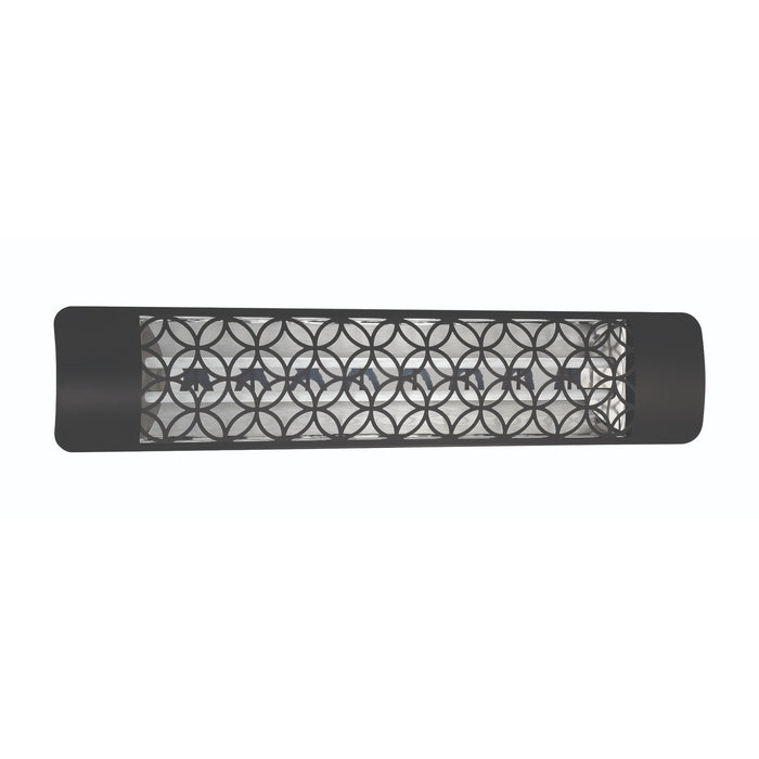Eurofase EF50208B2 Dual Element Heater, Black
