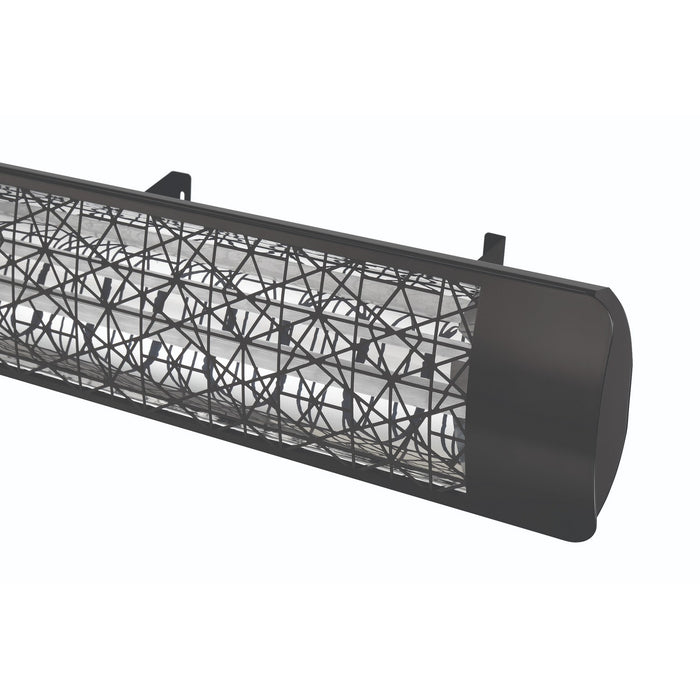 Eurofase EF50240B4 Dual Element Heater, Black