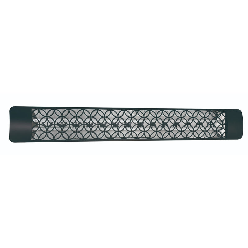 Eurofase EF60208B2 Dual Element Heater, Black