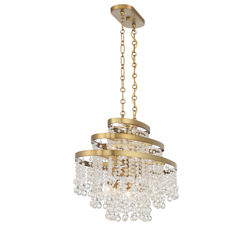 Savoy House 1-1867-10-322 Ten Light Chandelier, Warm Brass