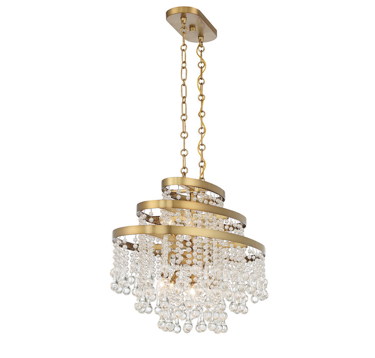 Savoy House 1-1867-10-322 Ten Light Chandelier, Warm Brass