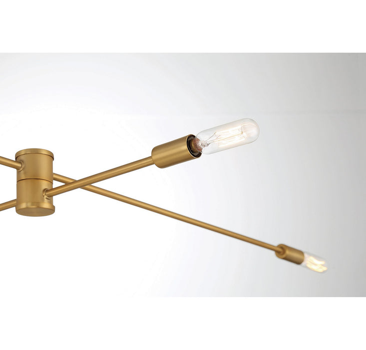 Savoy House 1-7001-12-322 12 Light Chandelier, Warm Brass