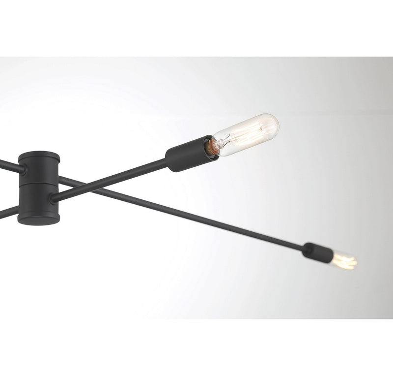 Savoy House 1-7001-12-89 12 Light Chandelier, Matte Black