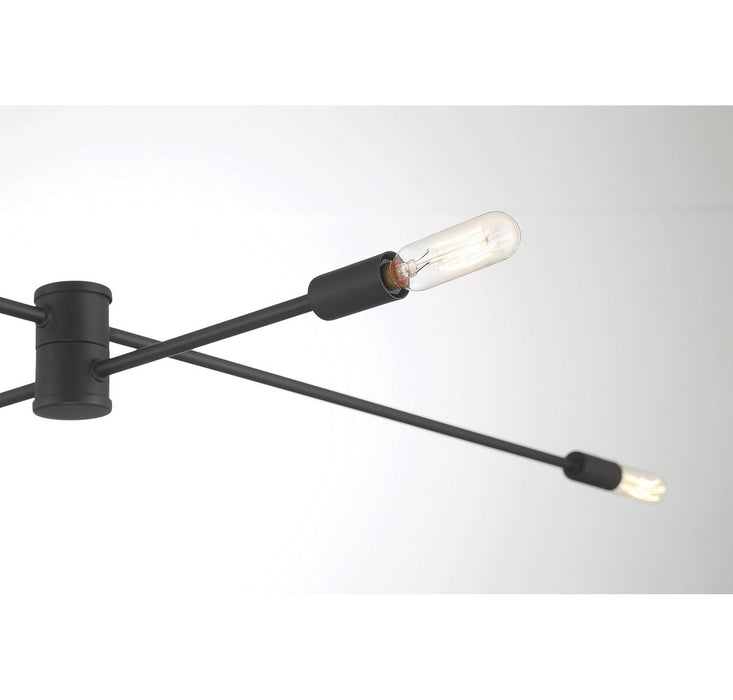Savoy House 1-7001-12-89 12 Light Chandelier, Matte Black
