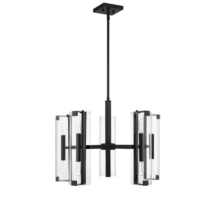 Savoy House 1-9772-10-89 Ten Light Chandelier, Matte Black