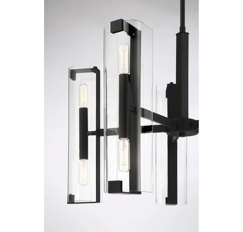 Savoy House 1-9772-10-89 Ten Light Chandelier, Matte Black