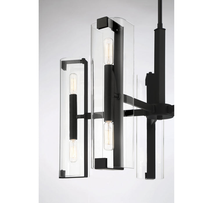 Savoy House 1-9772-10-89 Ten Light Chandelier, Matte Black