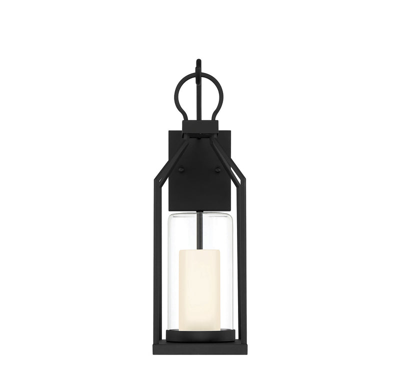 Savoy House 5-1985-BK One Light Outdoor Wall Lantern, Matte Black