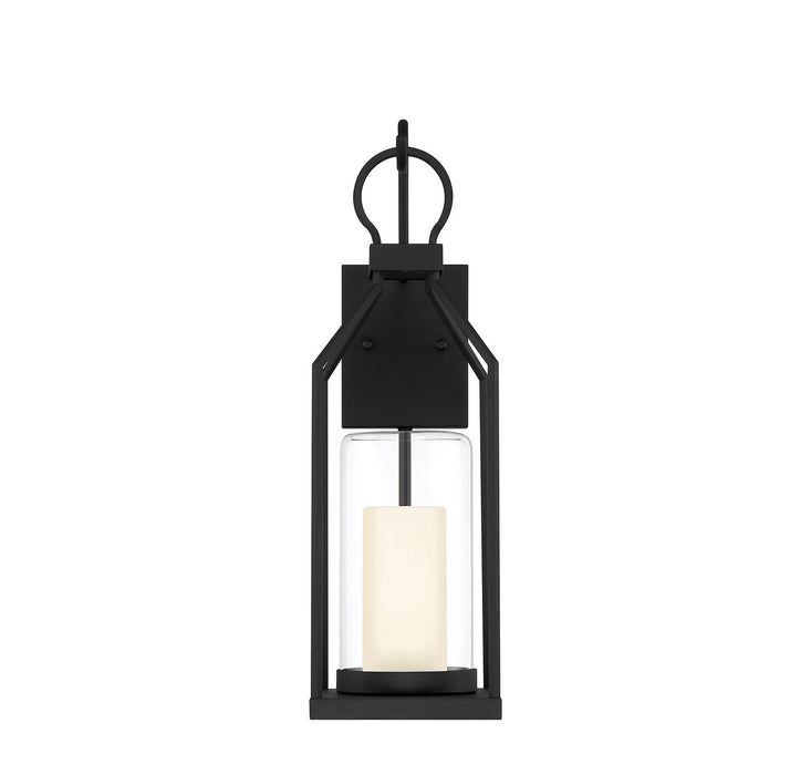 Savoy House 5-1985-BK One Light Outdoor Wall Lantern, Matte Black