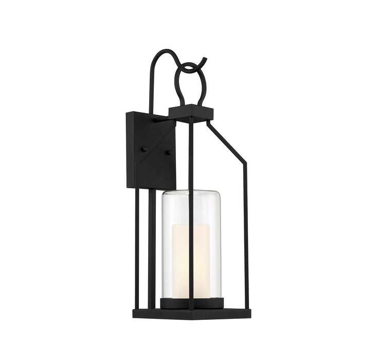 Savoy House 5-1985-BK One Light Outdoor Wall Lantern, Matte Black