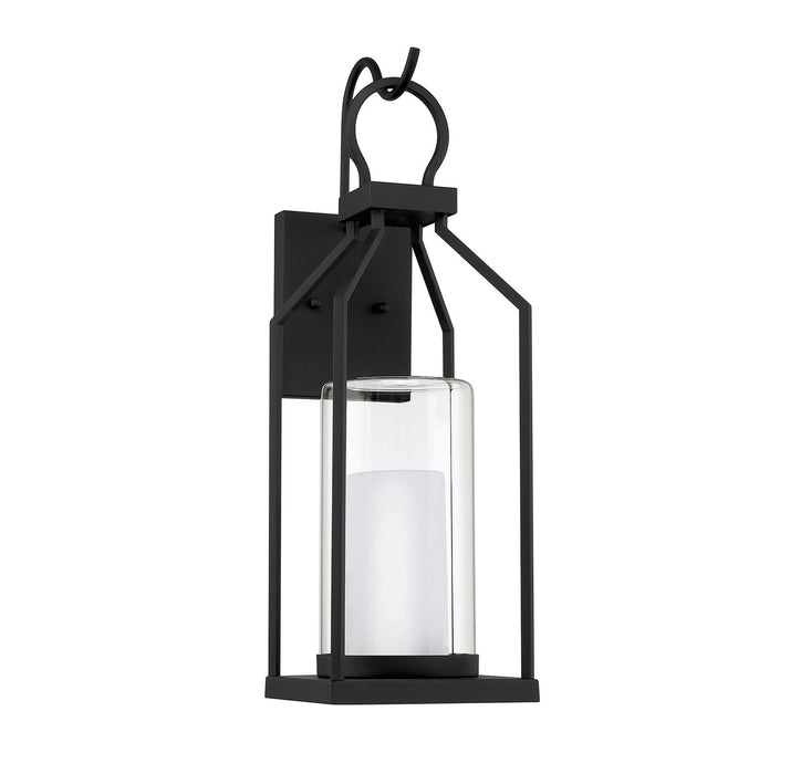 Savoy House 5-1986-BK One Light Outdoor Wall Lantern, Matte Black