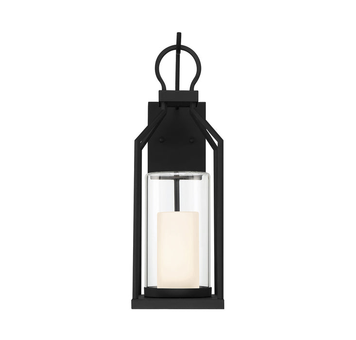 Savoy House 5-1986-BK One Light Outdoor Wall Lantern, Matte Black