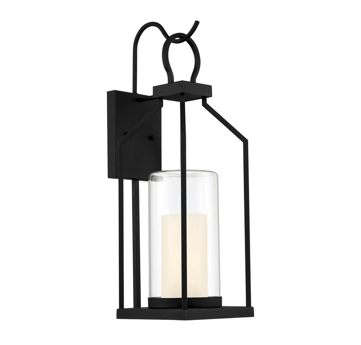 Savoy House 5-1986-BK One Light Outdoor Wall Lantern, Matte Black