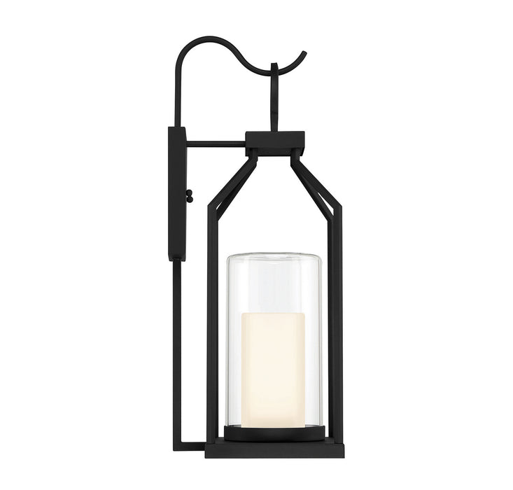 Savoy House 5-1986-BK One Light Outdoor Wall Lantern, Matte Black