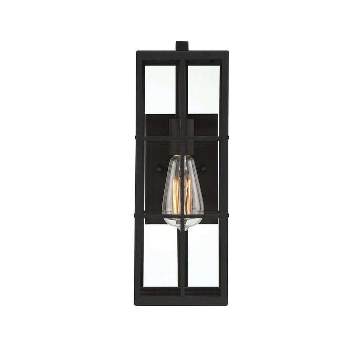 Savoy House 5-1989-BK One Light Outdoor Wall Lantern, Matte Black