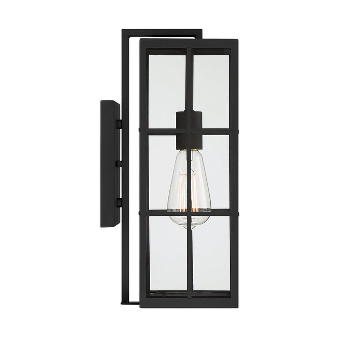 Savoy House 5-1989-BK One Light Outdoor Wall Lantern, Matte Black