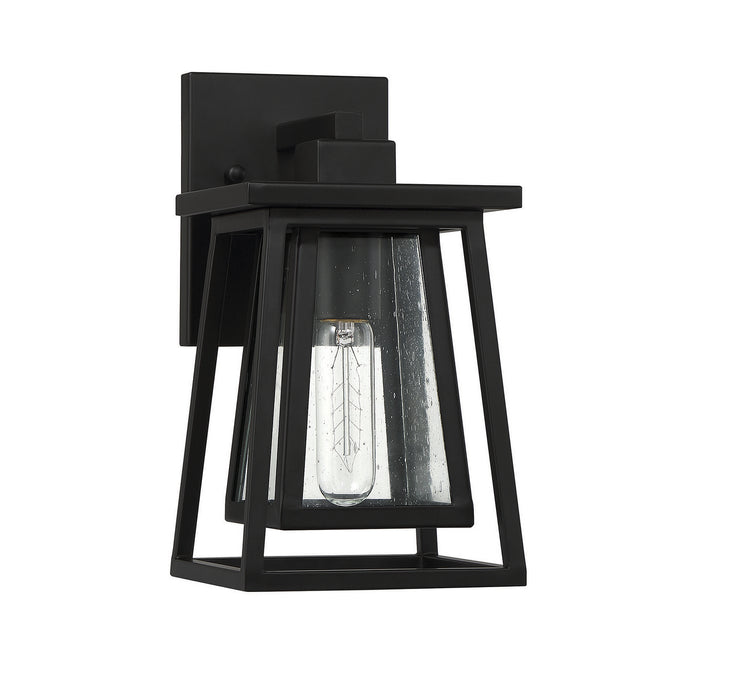 Savoy House 5-2020-BK One Light Outdoor Wall Lantern, Matte Black