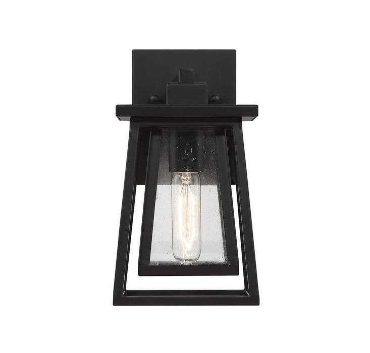 Savoy House 5-2020-BK One Light Outdoor Wall Lantern, Matte Black