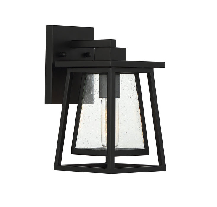 Savoy House 5-2020-BK One Light Outdoor Wall Lantern, Matte Black