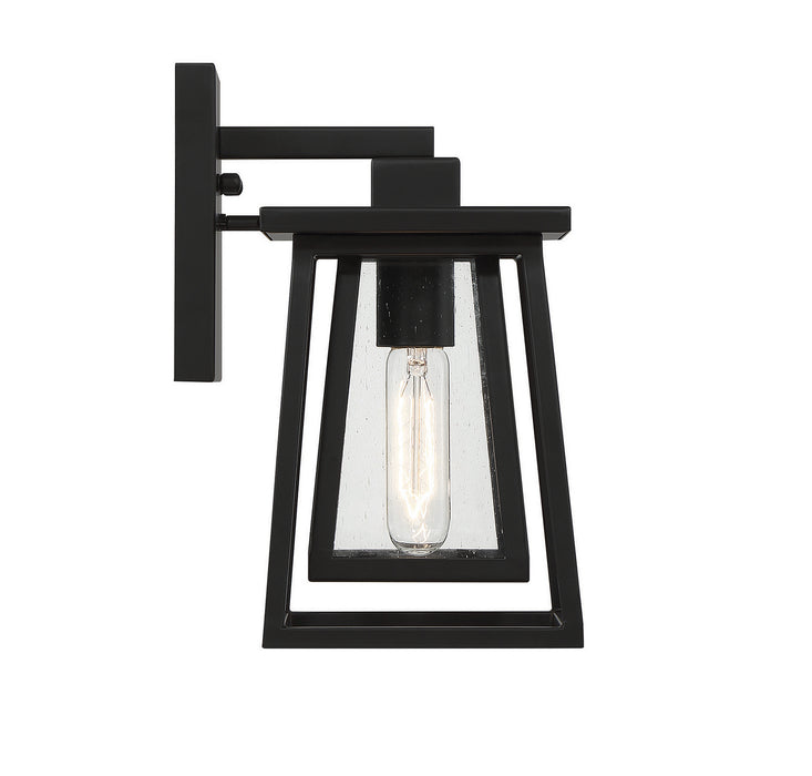 Savoy House 5-2020-BK One Light Outdoor Wall Lantern, Matte Black