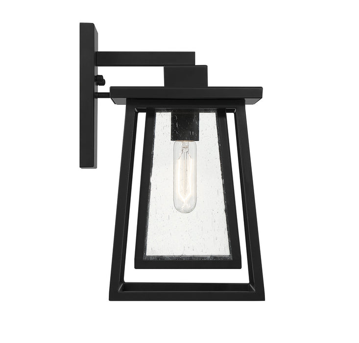 Savoy House 5-2021-BK One Light Outdoor Wall Lantern, Matte Black