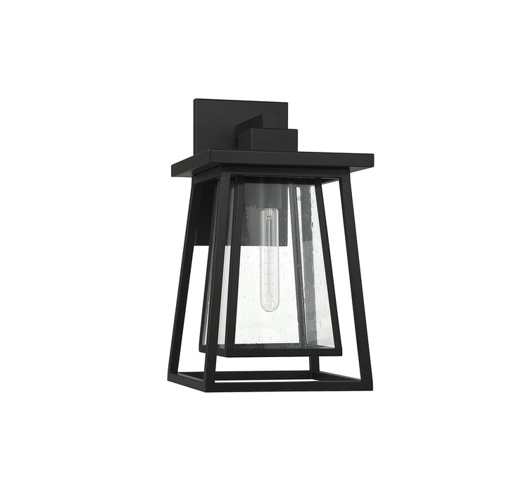Savoy House 5-2022-BK One Light Outdoor Wall Lantern, Matte Black